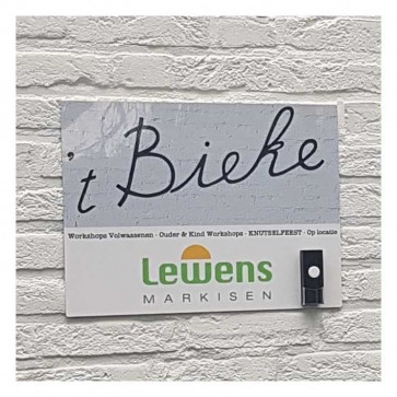 Bedrijfsnaambord aluminium 40 x 30 cm