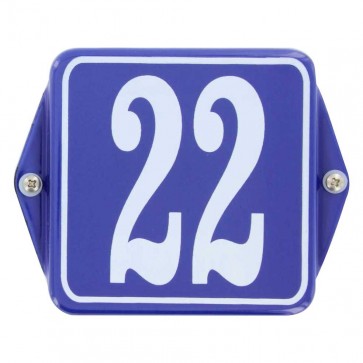 Huisnummer met oor 12 x 10 cm
