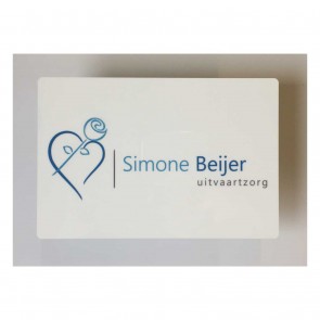 Bedrijfsnaambord aluminium 15 x 10 cm