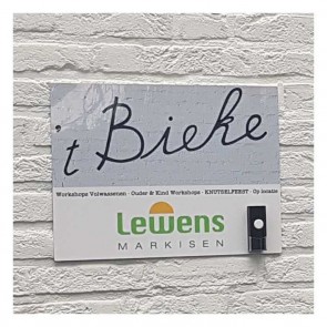 Bedrijfsnaambord aluminium 40 x 30 cm