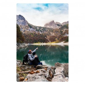Foto op aluminium 20 x 30 cm