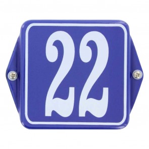 Huisnummer met oor 12 x 10 cm