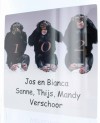 Aluminium naambord 30 x 30 cm met montageplaat