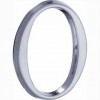 Mat chroom huisnummer (0)  12 cm