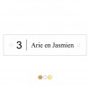 Kunststof naamplaatje 90 x 20 mm met schroef