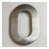 Huisnummer RVS 12 cm  - Nr. 0