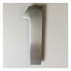 Huisnummer RVS 12 cm - Nr. 1
