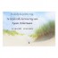 Gedenk tafel plexiglas 15 x 10 cm