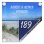 Plexiglas naambord 145 x 145 mm