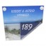 Plexiglas naambord 145 x 145 mm