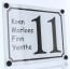 Plexiglas naambord 195 x 145 mm