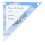 Plexiglas naambord 195 x 195 mm